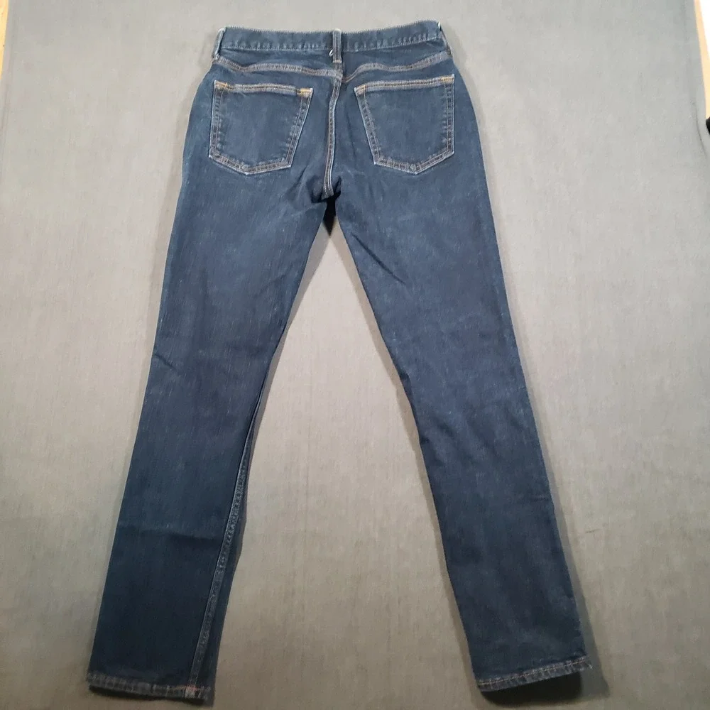 Old Navy Stretch Slim Jeans Mens 31x32 Dark Rinse Blue Built-In Flex Tough
